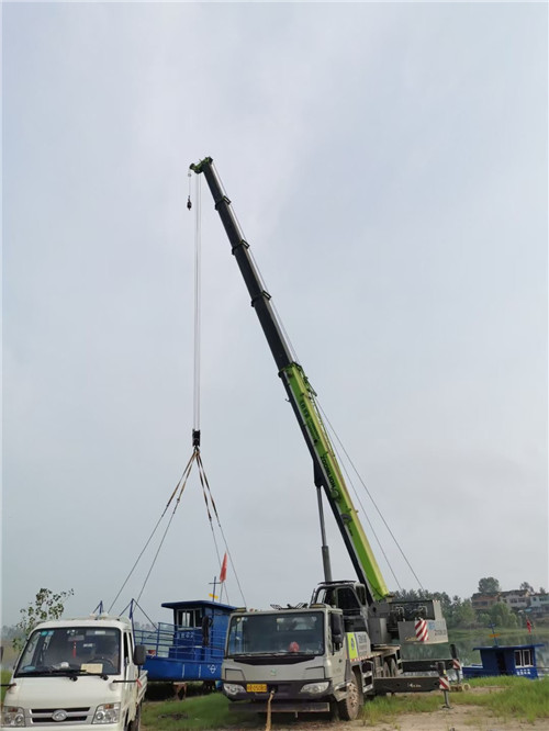 蚌埠市桥梁建设吊装案例